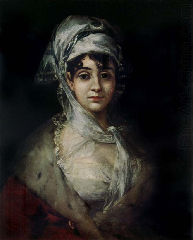 Portrait of antonia zarate, Francisco de goya y Lucientes